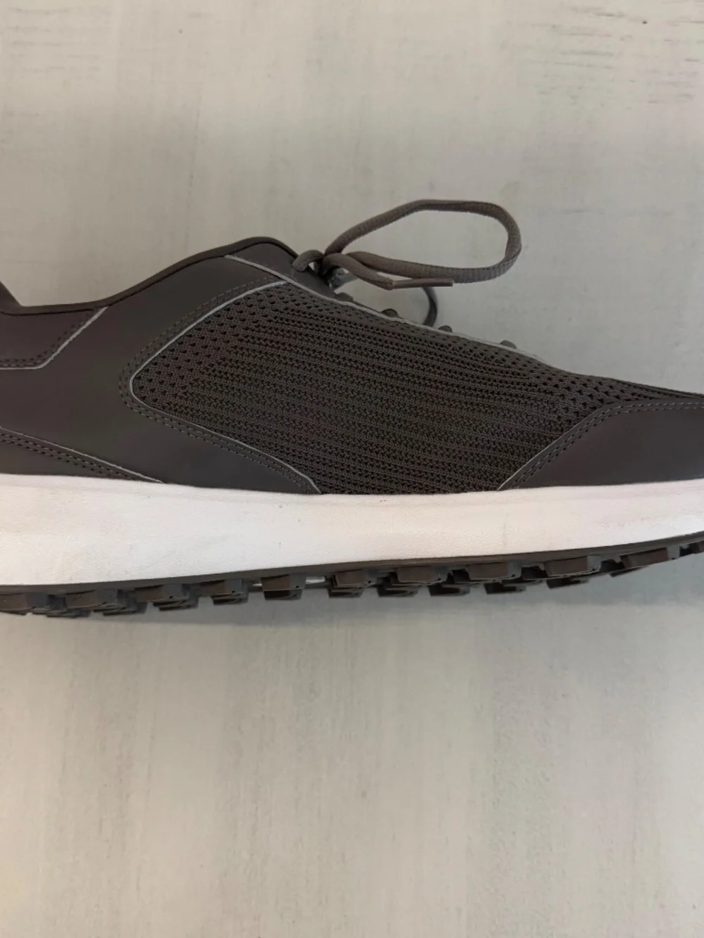 Stroll Golf Men's Gray & White Lightweight Athletic Lace Up Sneakers Sz 13 GUC